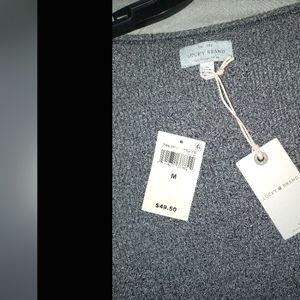LUCKY BRAND Long Sleeve Top Gray